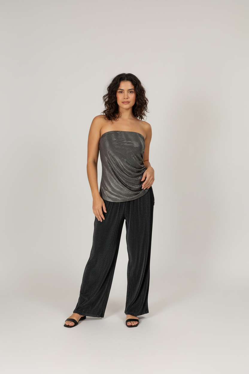 Barika Top - Black Gold Giltz