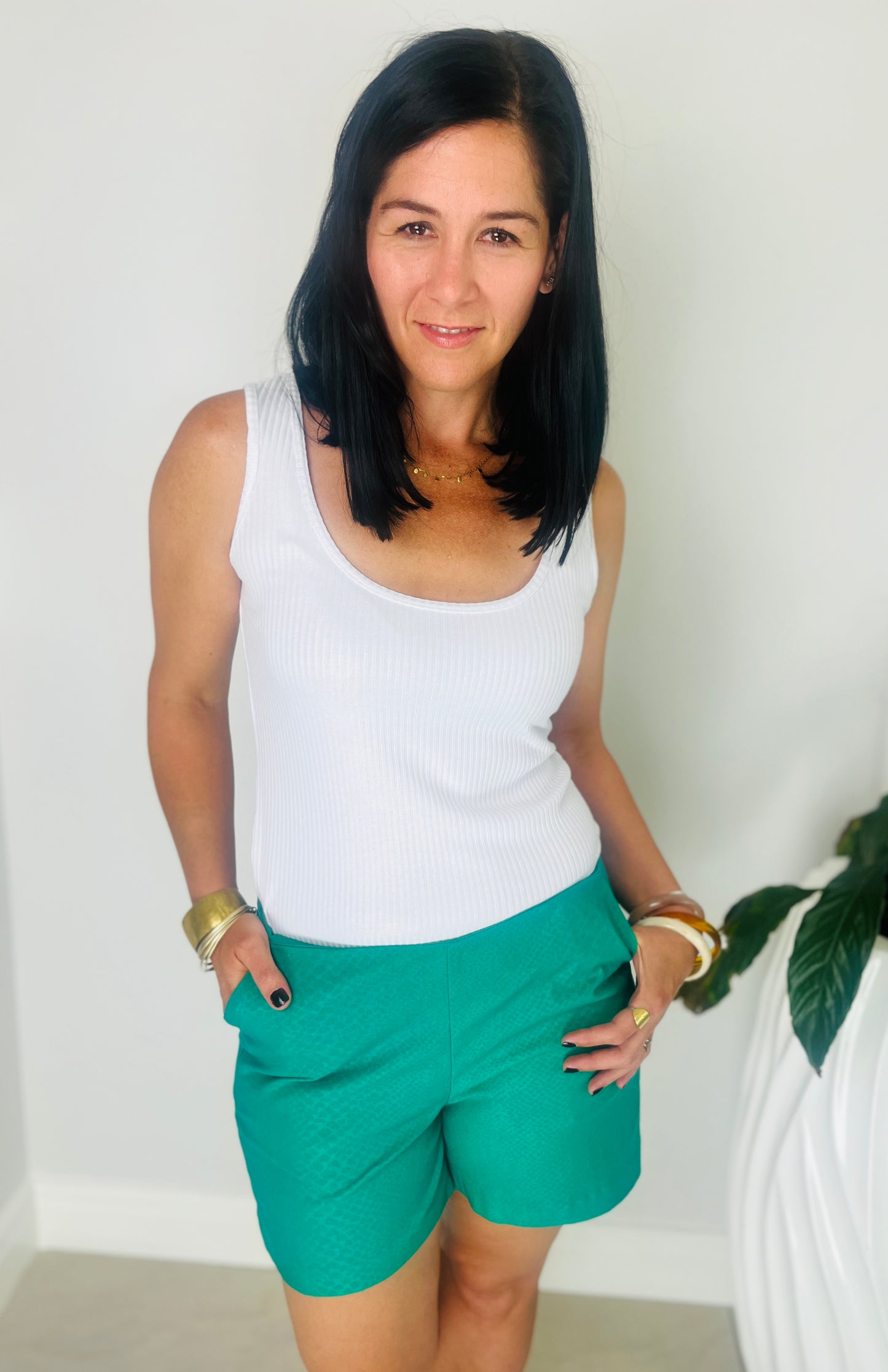Smart Shorts - Emerald Green