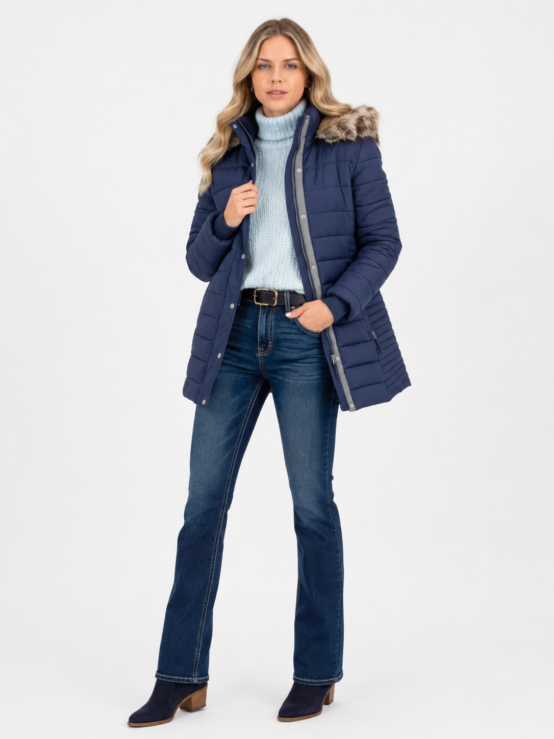 Ladies Long Puffer Jacket