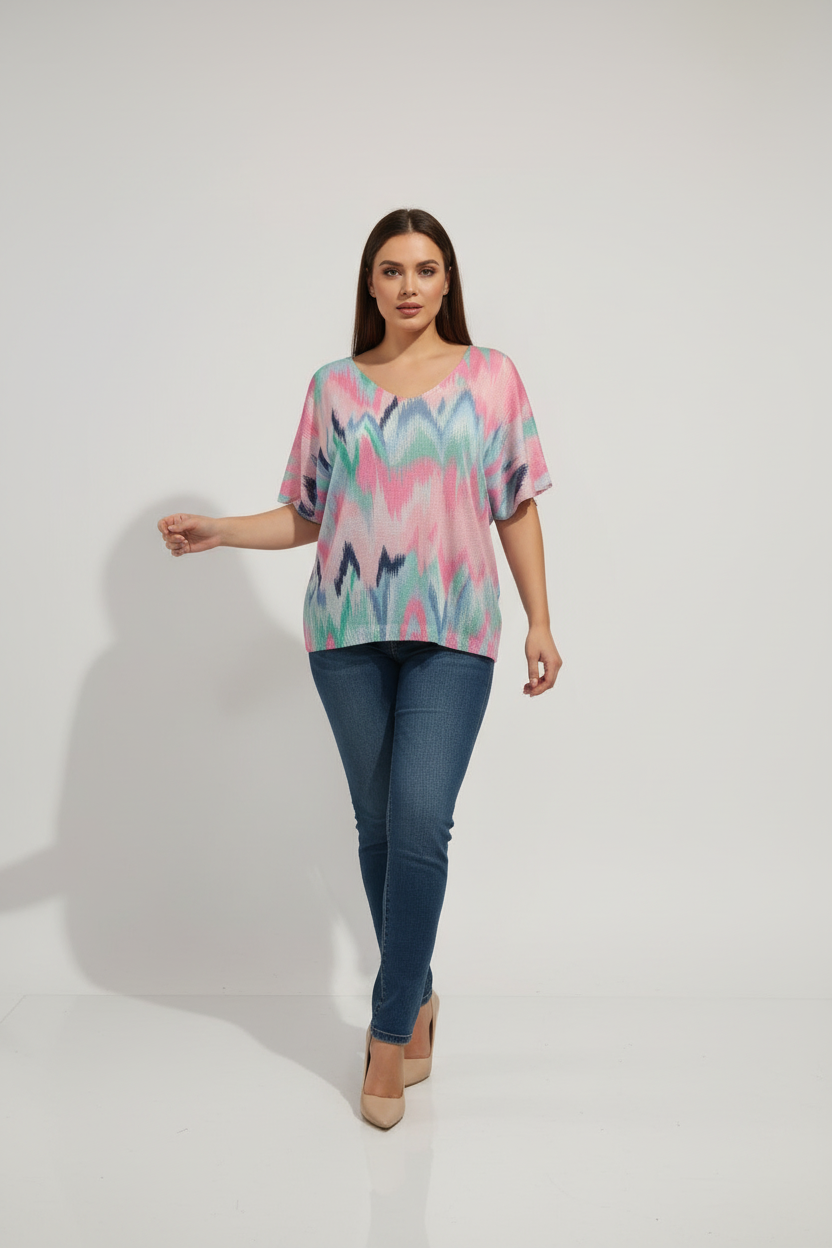 Pink Sunrise - Imported Italian Knit