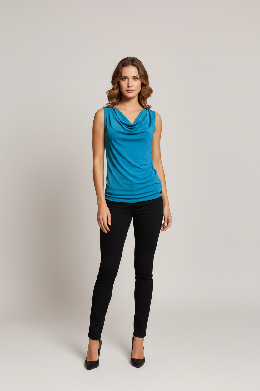 Zahra Top - Turquoise