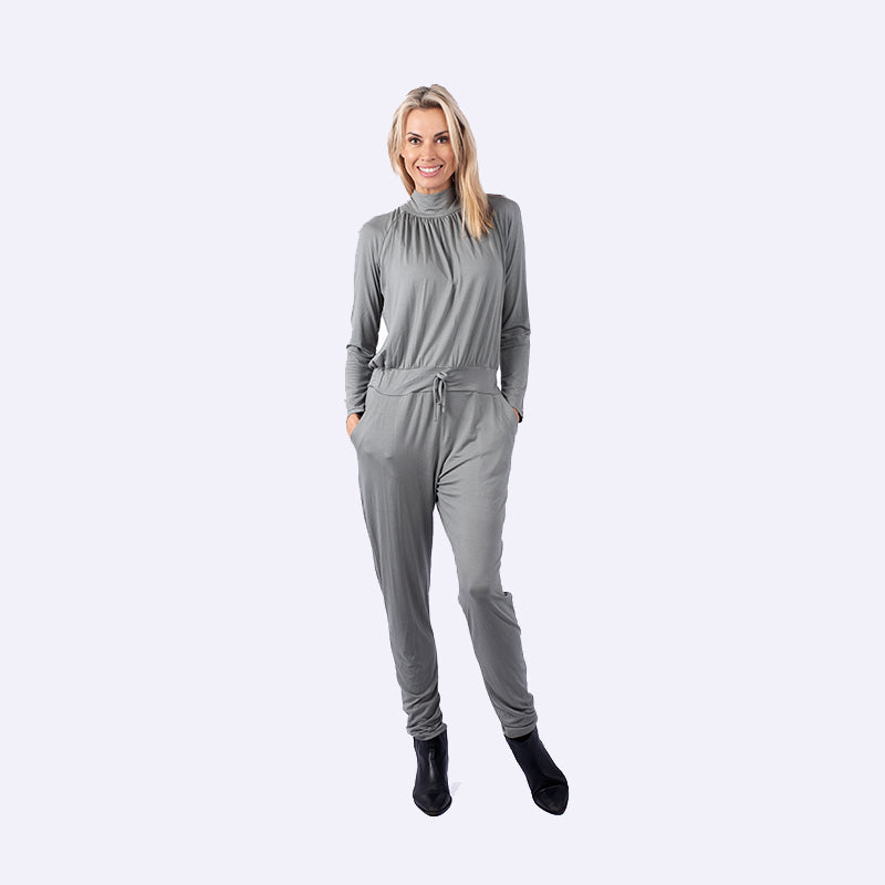 Long Sleeve Halter neck Jumpsuit