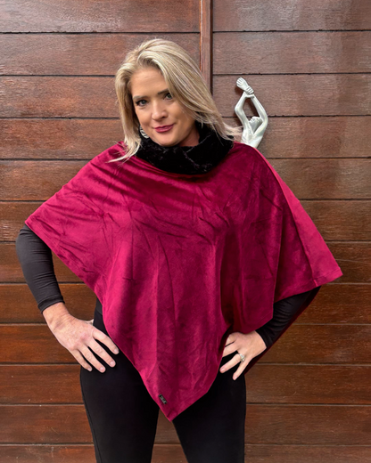Mosi Poncho - Winter Colours