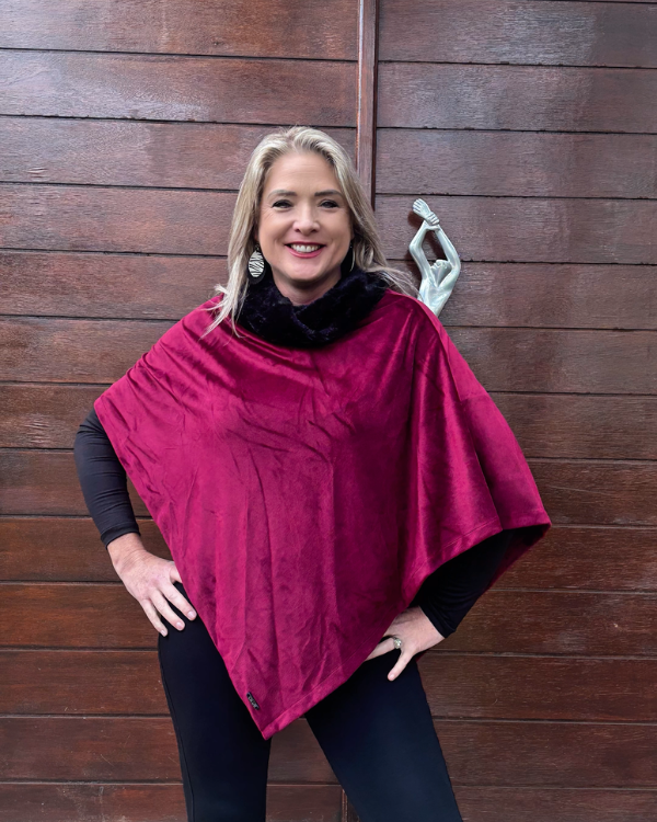 Mosi Poncho - Winter Colours