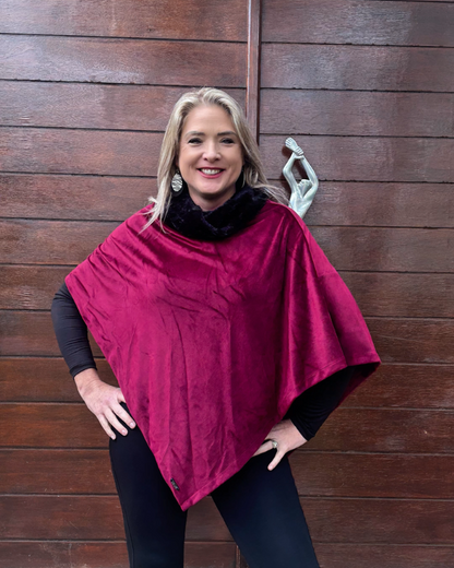 Mosi Poncho - Winter Colours