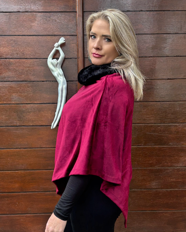 Mosi Poncho - Winter Colours