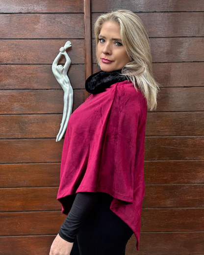 Mosi Poncho - Winter Colours
