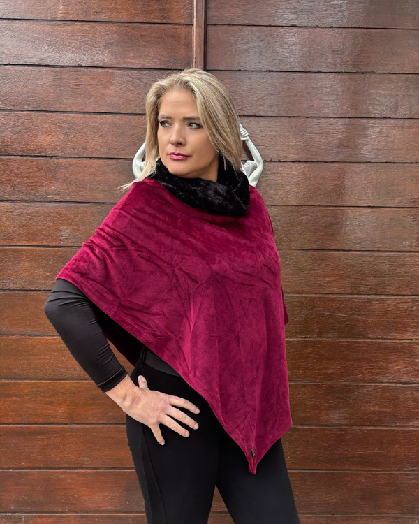 Mosi Poncho - Winter Colours