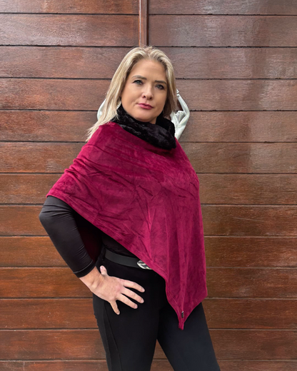 Mosi Poncho - Winter Colours