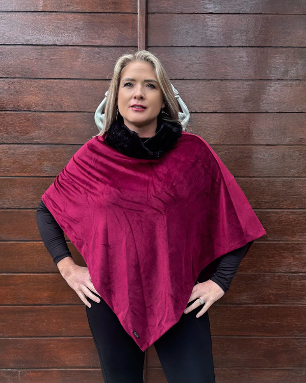 Mosi Poncho - Winter Colours