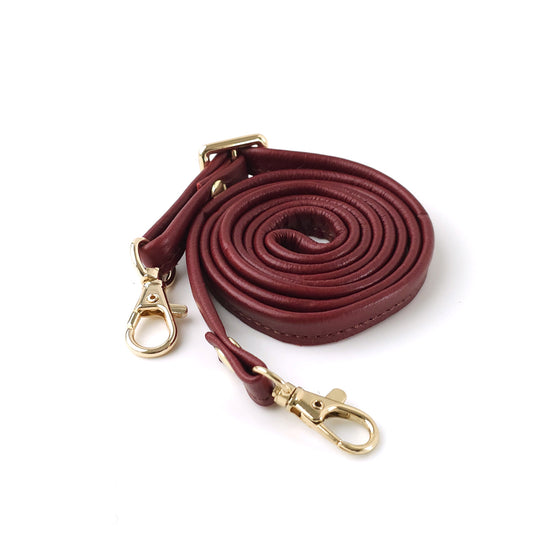 Moroccan Leather Strap with Gold Fittings