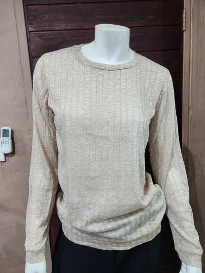Rib Knit Top - Sand