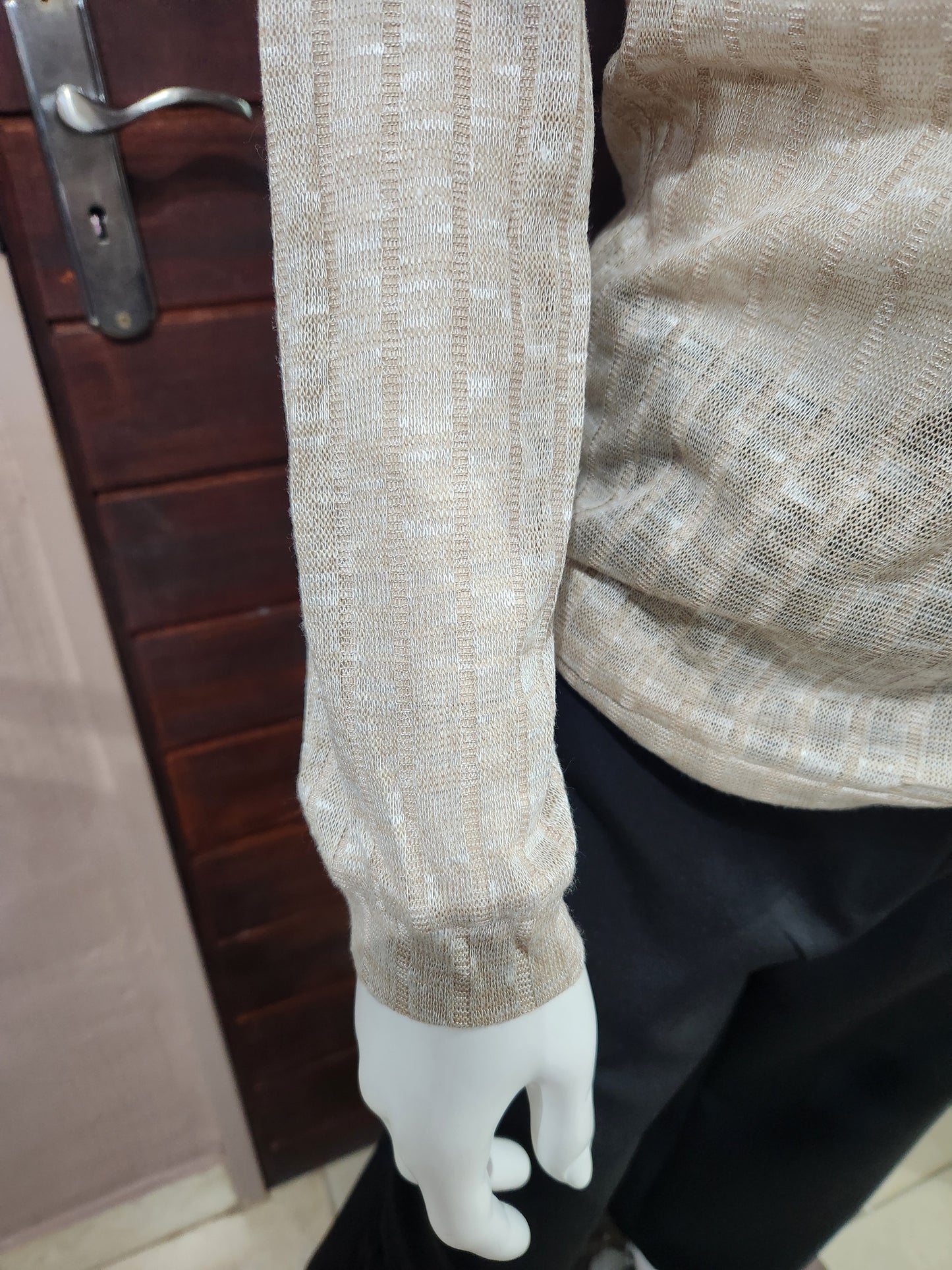 Rib Knit Top - Sand