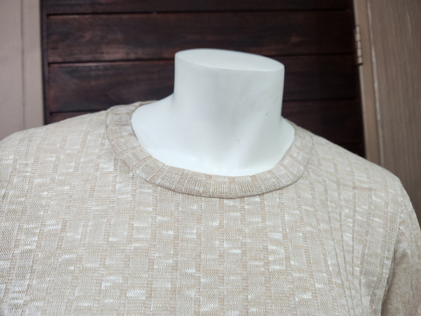 Rib Knit Top - Sand
