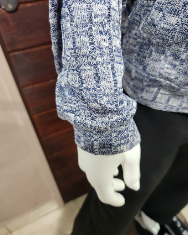 Rib Knit Top - Navy