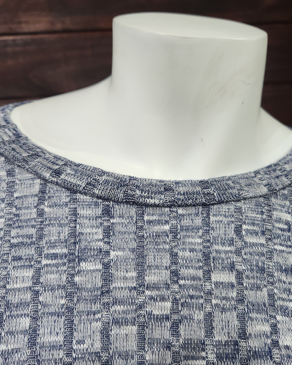 Rib Knit Top - Navy