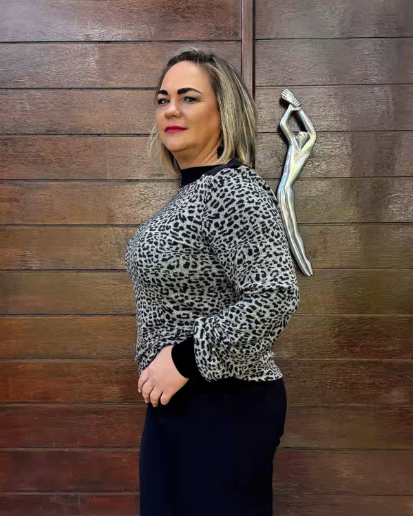 Rukiya Top - Leopard & Black