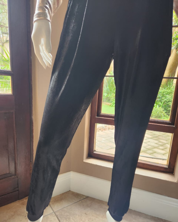 Slouch Pants - Black Shimmer