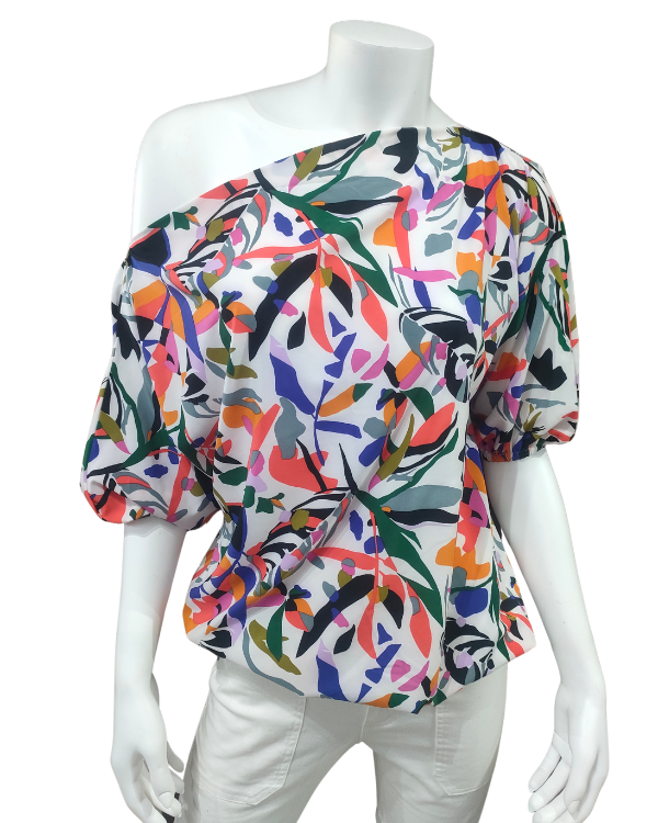 Carolina Blouse with bold print