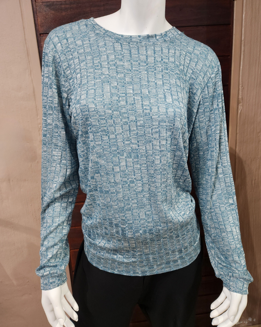 Rib Knit Top - Teal
