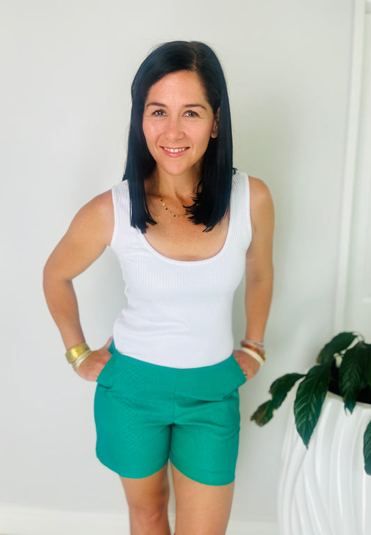 Smart Shorts - Emerald Green