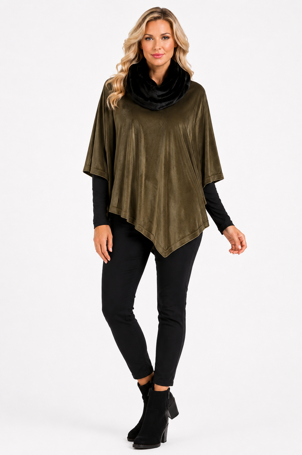 Mosi Poncho - Winter Colours
