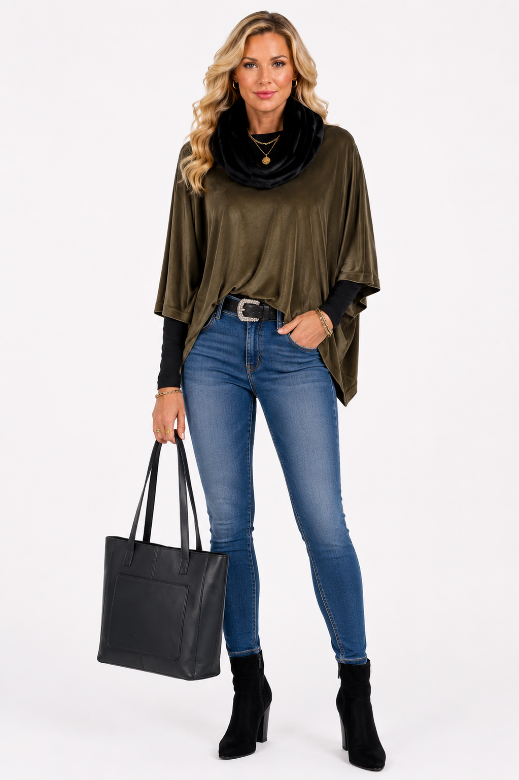 Mezzo Lined Leather Tote