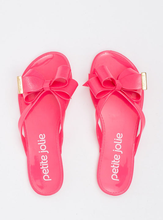 Hit Pink - Bow Sandals