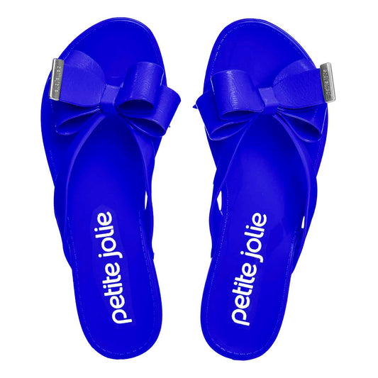 Royal Blue Big Bow Sandals