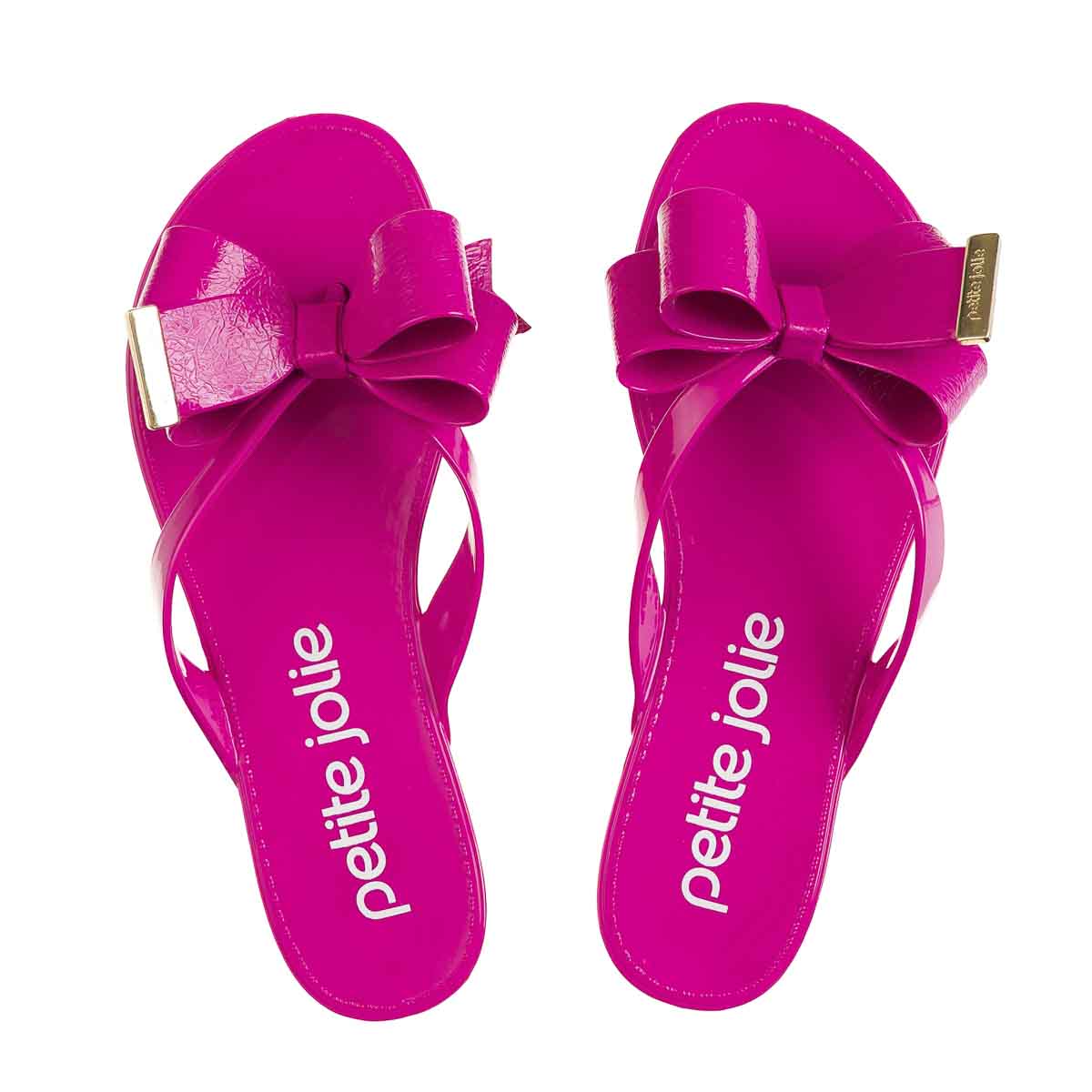 Cerise Pink Big Bow Sandals - Women's Sandals | Kikuti Couture Shop