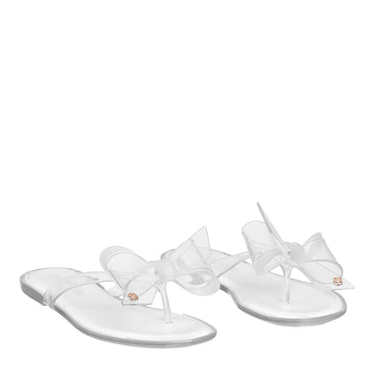 Translucent Bow Sandals