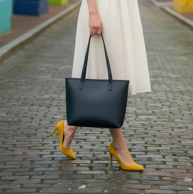 Mezzo Lined Leather Tote