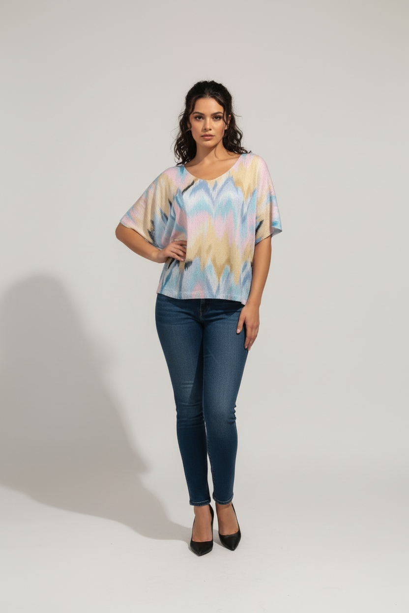 Pink Gold Sunrise - Imported Italian Knit