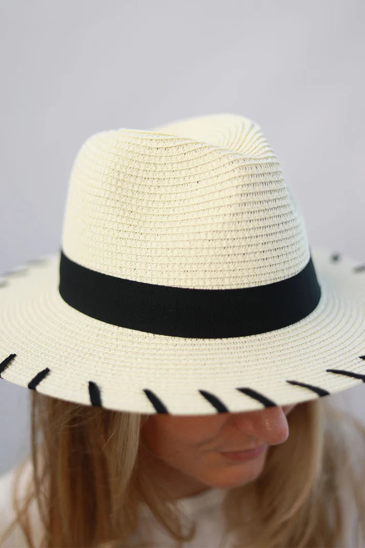 Rangerette Cream Fedora Hat