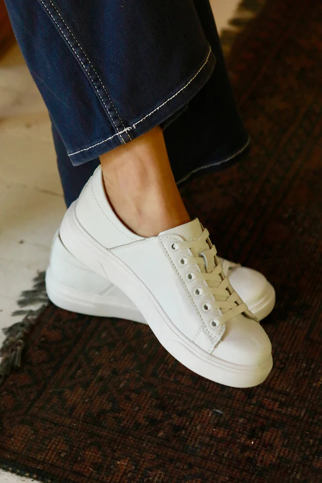 Leather White Roman Sneaker