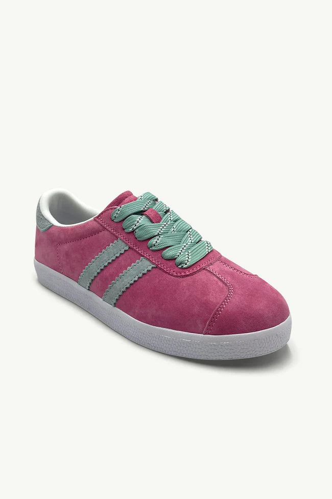 Shiloh Marshmallow Pink & Mint ( Genuine Leather)
