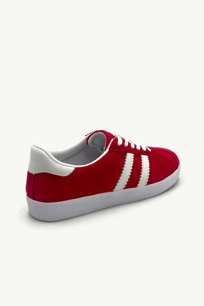 Shiloh Red & White ( genuine leather)