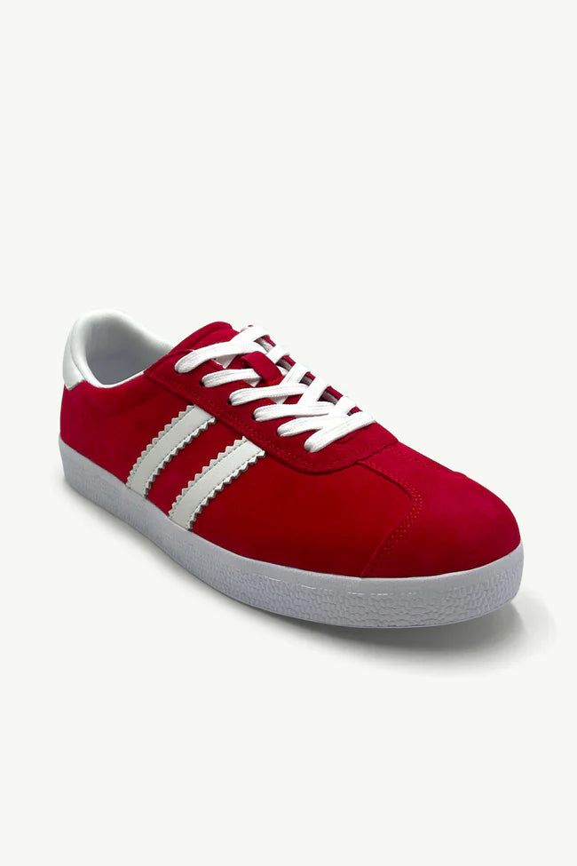 Shiloh Red & White ( genuine leather)
