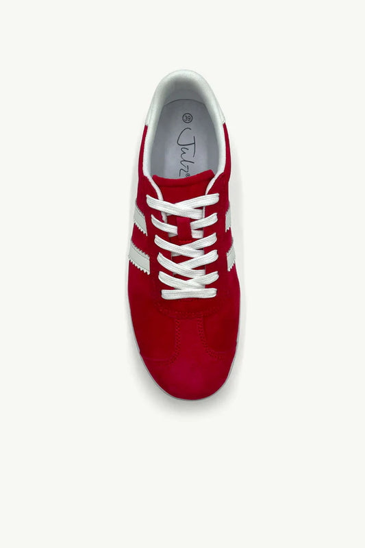 Shiloh Red & White ( genuine leather)