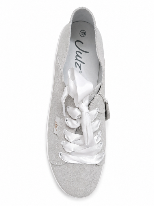 Vicky Crushed Silver - Leather Sneaker