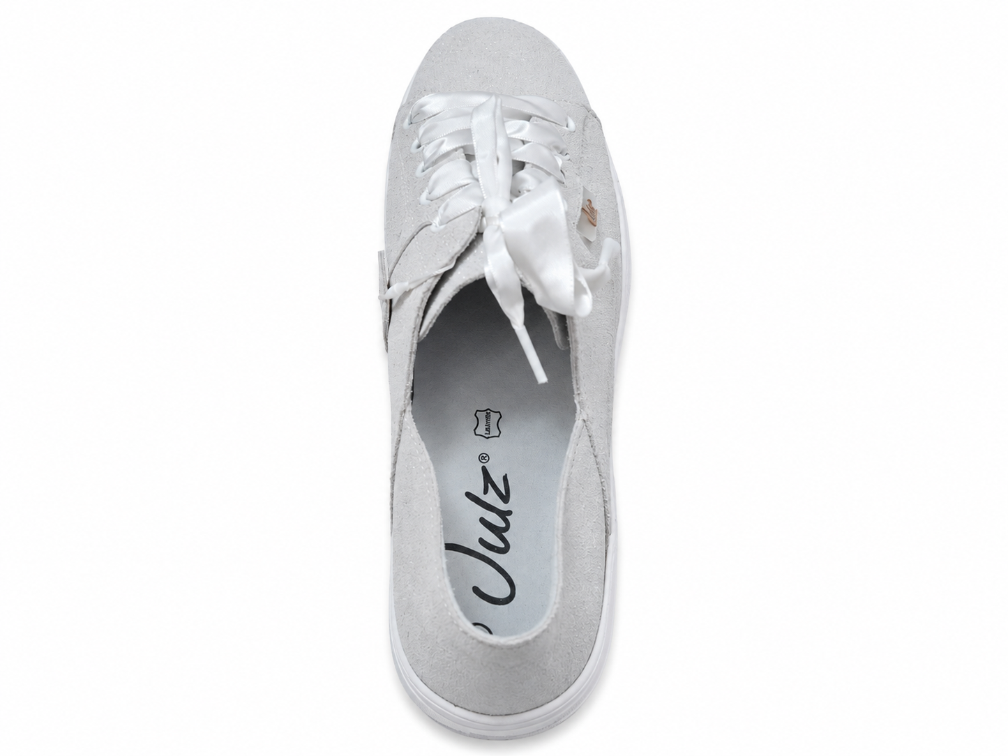 Vicky Crushed Silver - Leather Sneaker