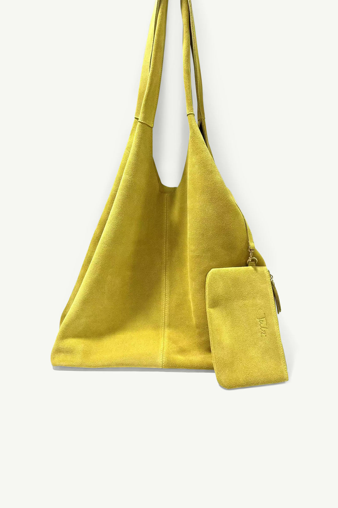 Vic Chartreuse Leather Handbag