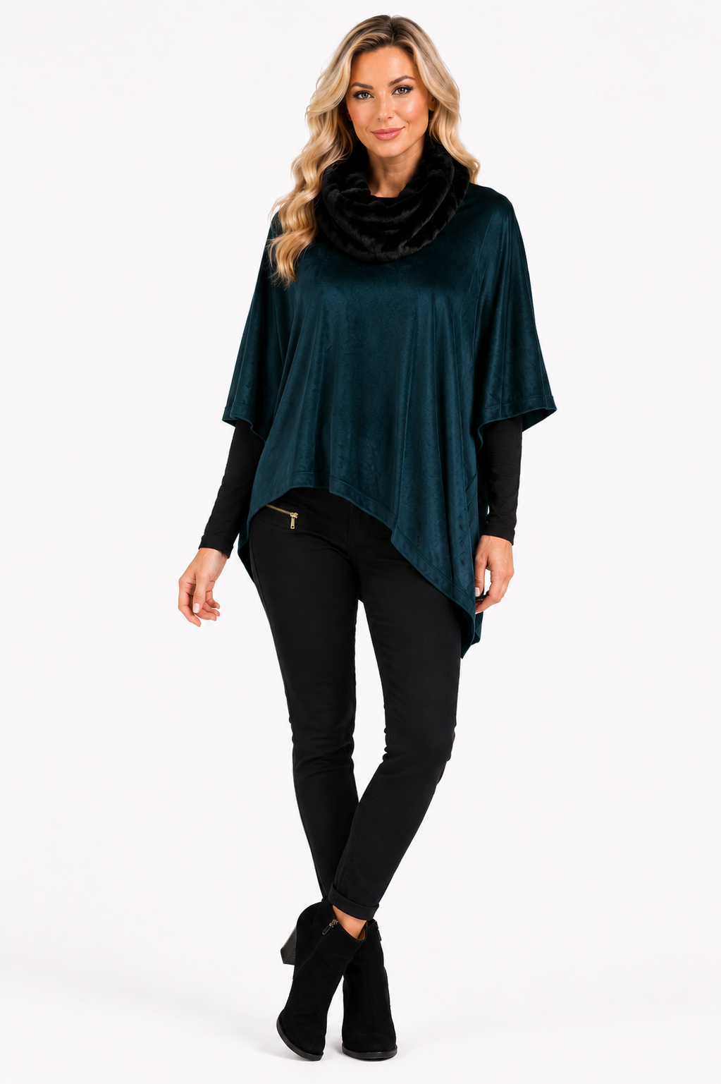 Mosi Poncho - Winter Colours