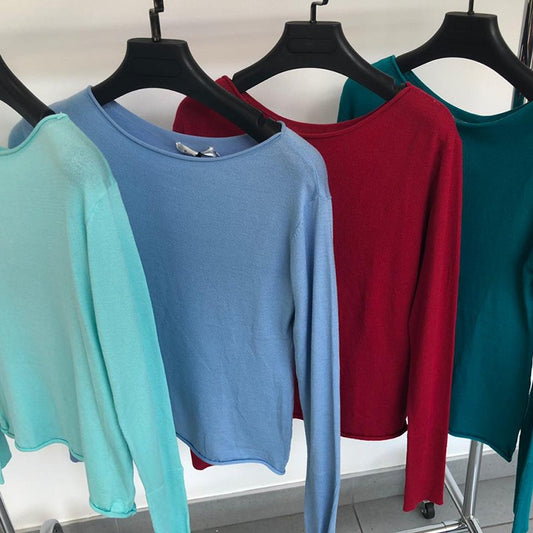Long Sleeve Thin Knit Top