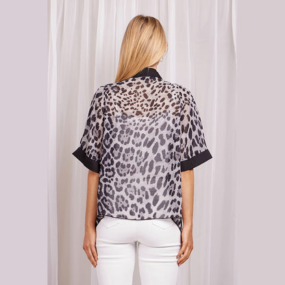 Animal Print Kimono