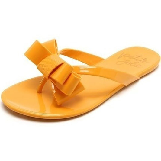 Super Yellow Bow Sandals